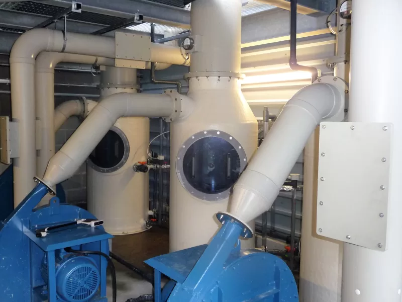 Internal Wet Scrubber System