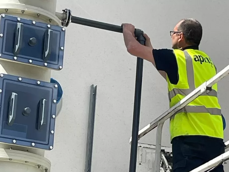 Wet Scrubber Installation