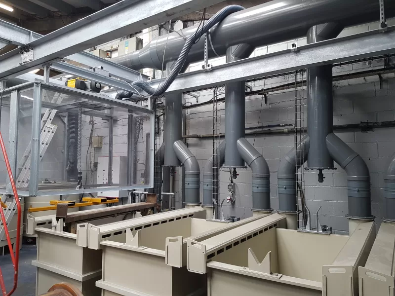 APMG Plastics Polypropylene Tanks for Precious Metals Recovery Process