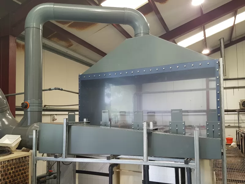 Fume Removal from Lip Extraction System